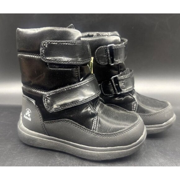 Kamik Black Snowcutie Vegan Waterproof Winter Snow Boots Toddler Sz 10 NEW - Picture 1 of 11